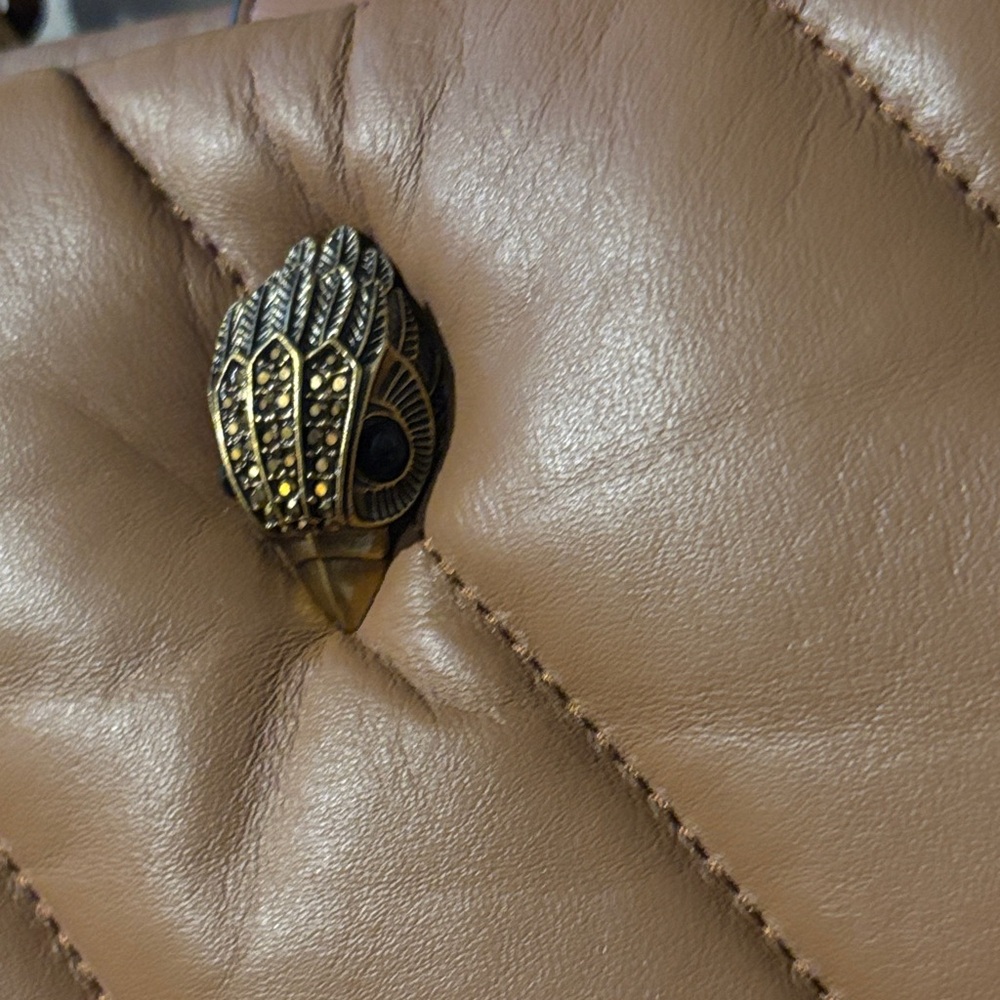 Kurt Geiger NWT Camel SoHo Shoulder Bag - Picture 3 of 13